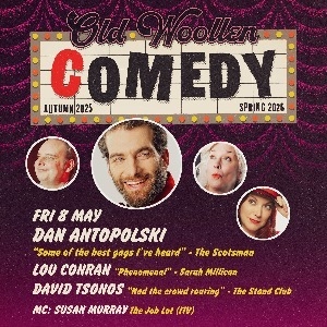 Comedy at The Old Woollen - Fri 8 May