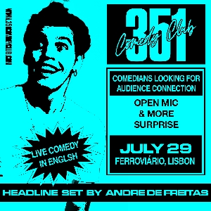 351COMEDY CLUB presents Andre De Freitas 351COMEDY CLUB presents Andre De Freitas
