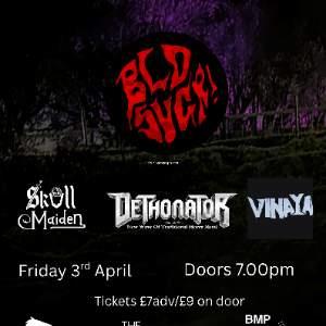 Bldsugr!, Skull Maiden, Dethonator, and Vinaya