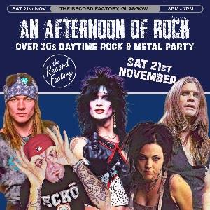 An Afternoon of Rock GLASGOW (Over 30s Only)
