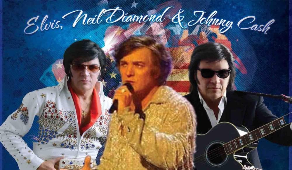 Elvis Neil Diamond & Johnny Cash - Witham