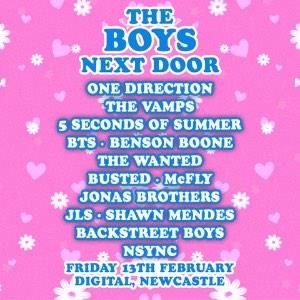 THE BOYS NEXT DOOR (Newcastle)