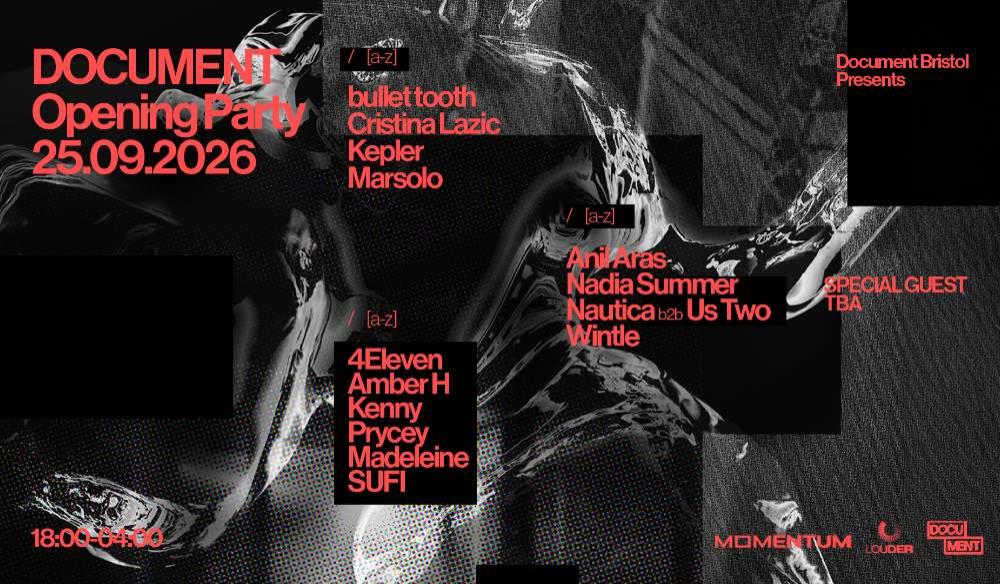 Document Opening Party: bullet tooth, Kepler ++