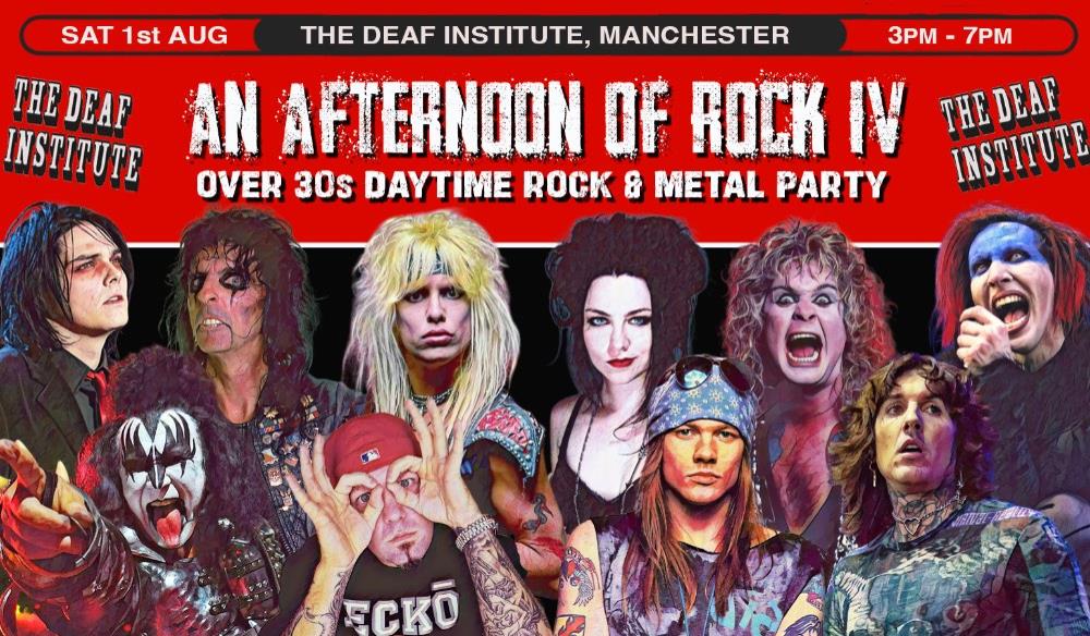 An Afternoon of Rock MANCHESTER (Over 30s Only)