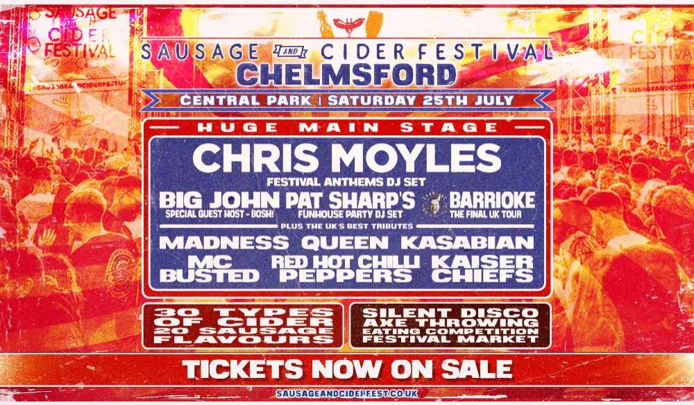 Sausage and Cider Festival - Chelmsford 2026