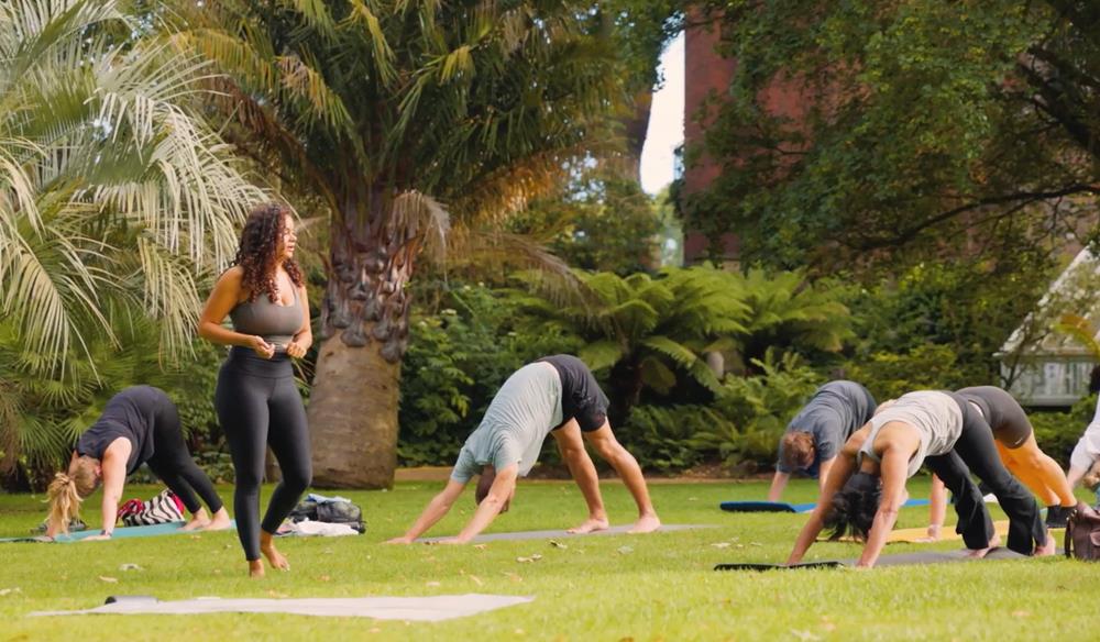 Yoga in the Garden