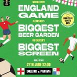 World Cup England vs. Panama in Alexanders Garden