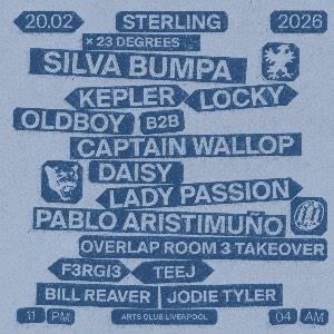 23 Degrees x STERLING: Silva Bumpa, Kepler, Locky