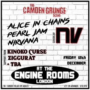 Camden Grunge Scene covers + originals night