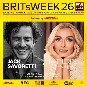 Jack Savoretti with Katherine Jenkins
