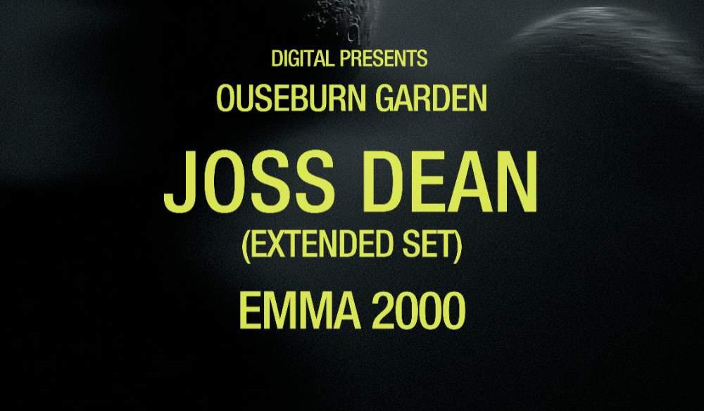 Digital presents: Joss Dean @ Ouseburn Garden
