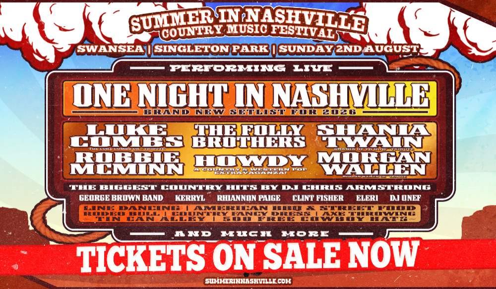 Summer In Nashville - Swansea 2026