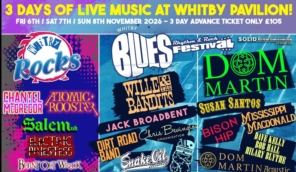 Whitby Blues, Rhythm & Rock Festival