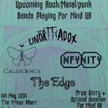 Upcoming Rock/Metal/Punk Bands playing for Mind UK