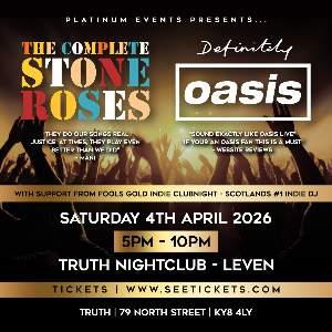 DEFINITELY OASIS & COMPLETE STONE ROSES - LEVEN