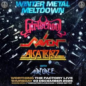 Girlschool + Raven + Alcatrazz + Airforce