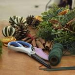 Christmas wreath making workshop