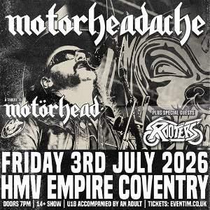 Motorheadache UK + Special Guests The Rooters