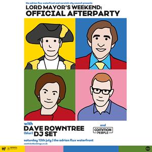 Lord Mayor's Afterparty + Dave Rowntree (Blur)