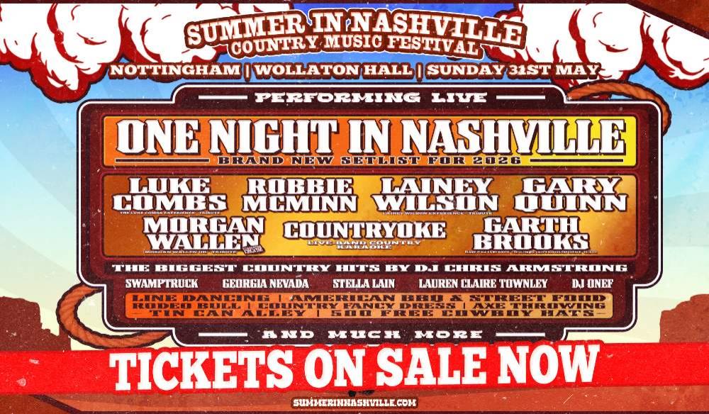 Summer In Nashville - Nottingham 2026