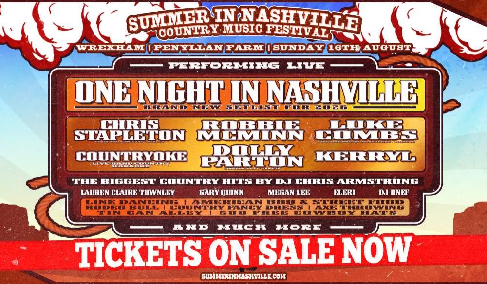 Summer In Nashville - Wrexham 2026