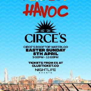 Perfect Havoc Easter Rooftop Party at Circe's