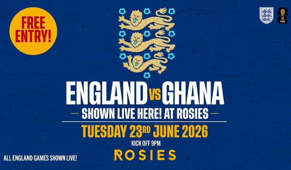 ENGLAND VS GHANA {FREE ENTRY TICKETS}