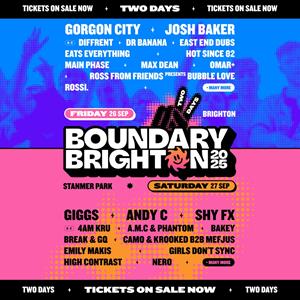 Boundary Brighton Festival 2025 Boundary Brighton Festival 2025