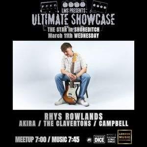 London Music Ultimate Showcase: Rhys Rowlands