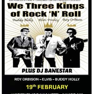 We Three Kings of Rock N Roll with Live Band