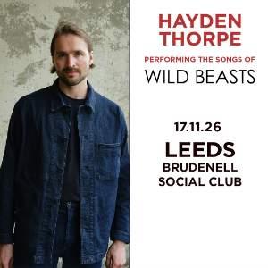 Hayden Thorpe performing the songs of Wild Beasts