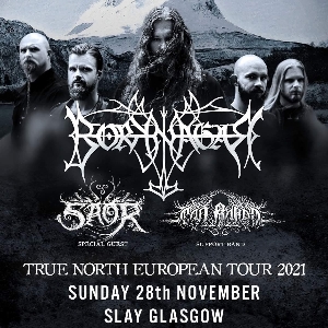 BORKNAGAR + SAOR + CÂN BARDD - GLASGOW BORKNAGAR + SAOR + CÂN BARDD - GLASGOW