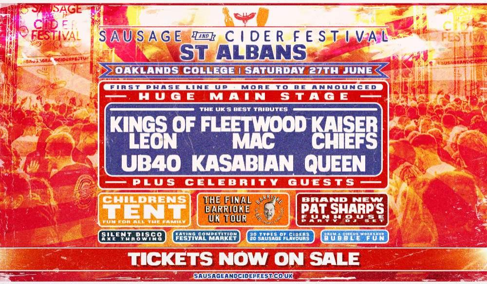 Sausage and Cider Festival - St Albans 2026
