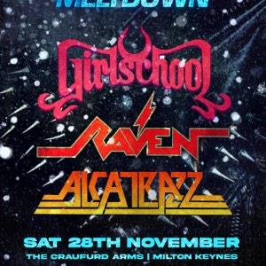 Girlschool / Alcatrazz / Raven