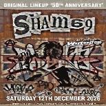 SHAM 69 'Original Lineup - 50th Anniversary'