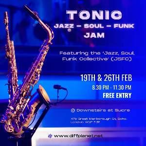 TONIC: JAZZ - SOUL - FUNK JAM