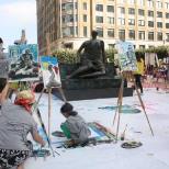 Henry Moore's 'Old Flo' Spray Paint Workshop