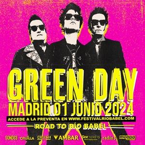 Pre-Registro Green Day Madrid - Road To Rio Babel
