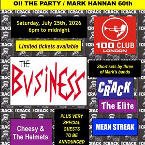 Oi! The Party - Mark Hannan's 60th Birthday Gig