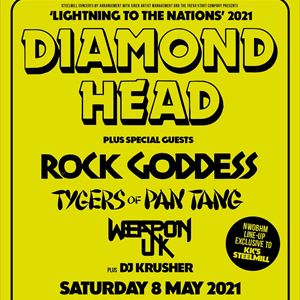 Diamond Head plus Tygers of pan tang Diamond Head plus Tygers of pan tang