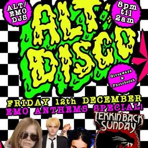 Alt:Disco Emo Special with TEKKIN' BACK SUNDAY