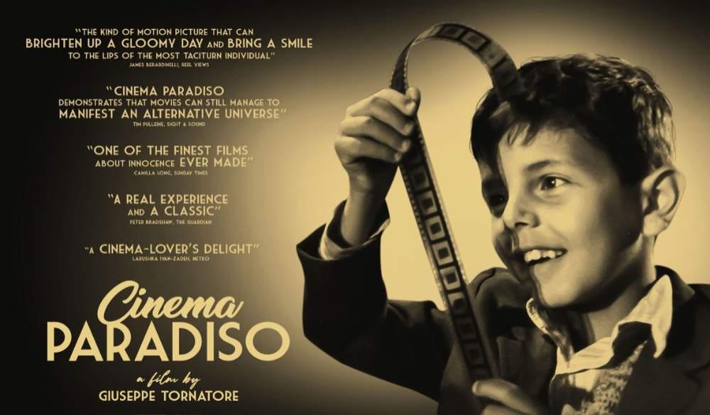Cinema Paradiso With film themed menu at the Ritz