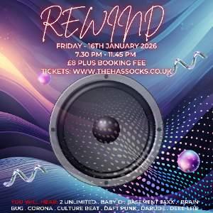 Rewind - 1990's & Early 2000's Club Night