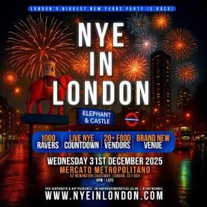 NYE IN LONDON - London's Biggest New Years Party