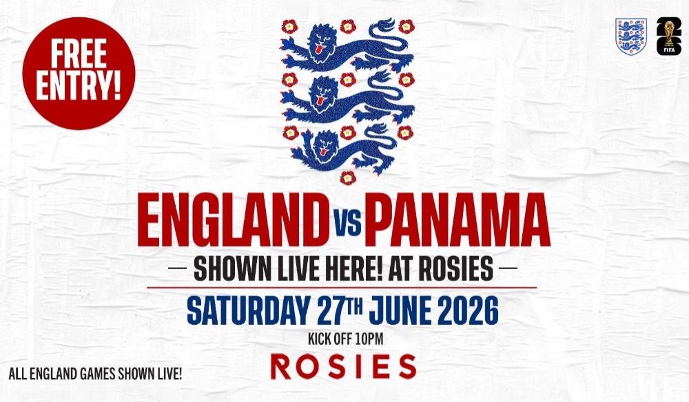 ENGLAND VS PANAMA {FREE ENTRY TICKETS}
