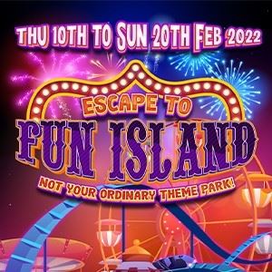 See Tickets - Escape To Fun Island Tickets and Dates