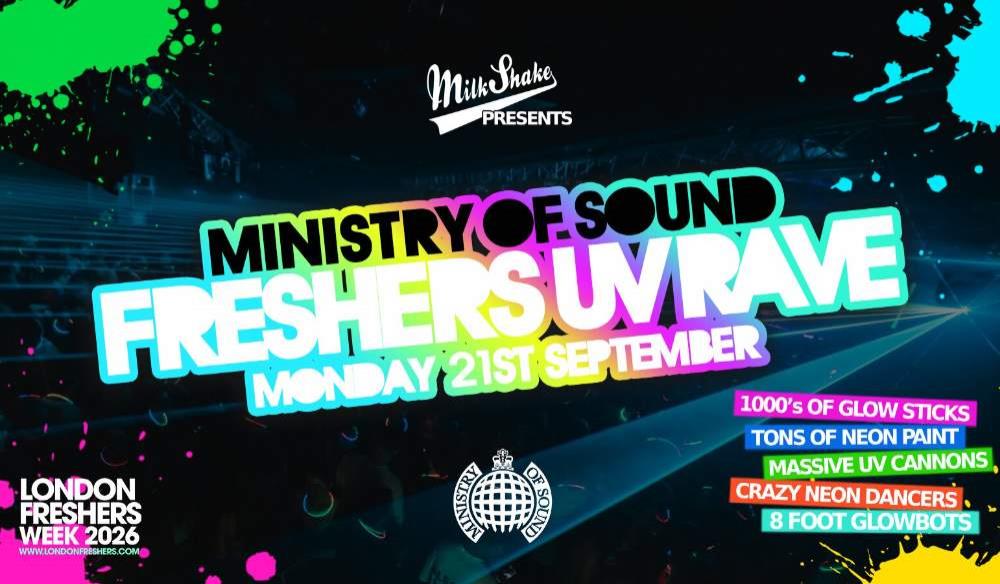 The London Freshers UV Rave 2026
