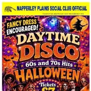 60s and 70s Halloween Daytime Disco