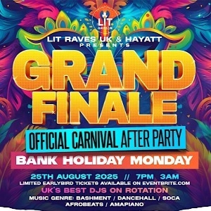 GRAND FINALE - OFFICIAL CARNIVAL AFTER PARTY!!