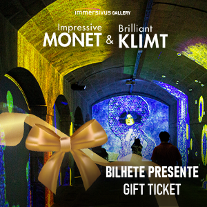 Impressive Monet&Brilliant Klimt Bilhete Presente